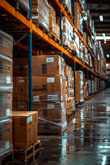 numerous-large-cardboard-boxes-placed-ground-bustling-logistics-warehouse_1077802-424375