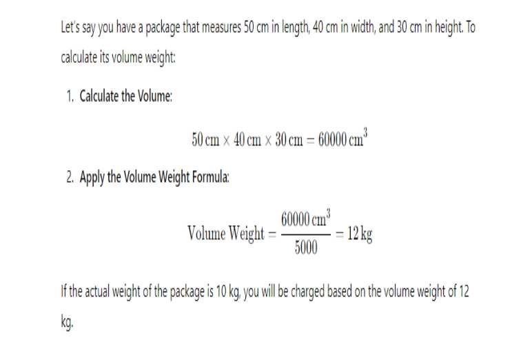 Example Calculation